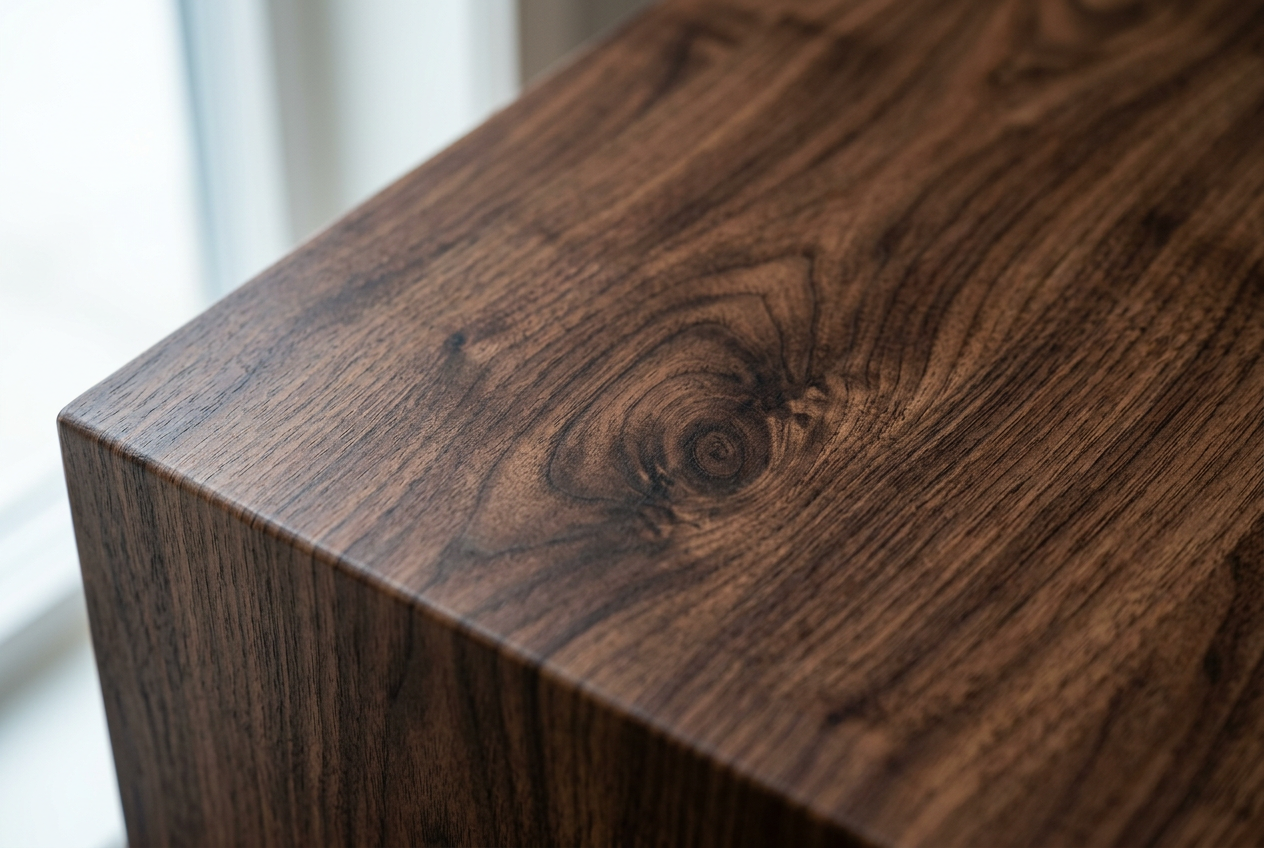 Cover Styl' Classic Wood noyer sur mobilier