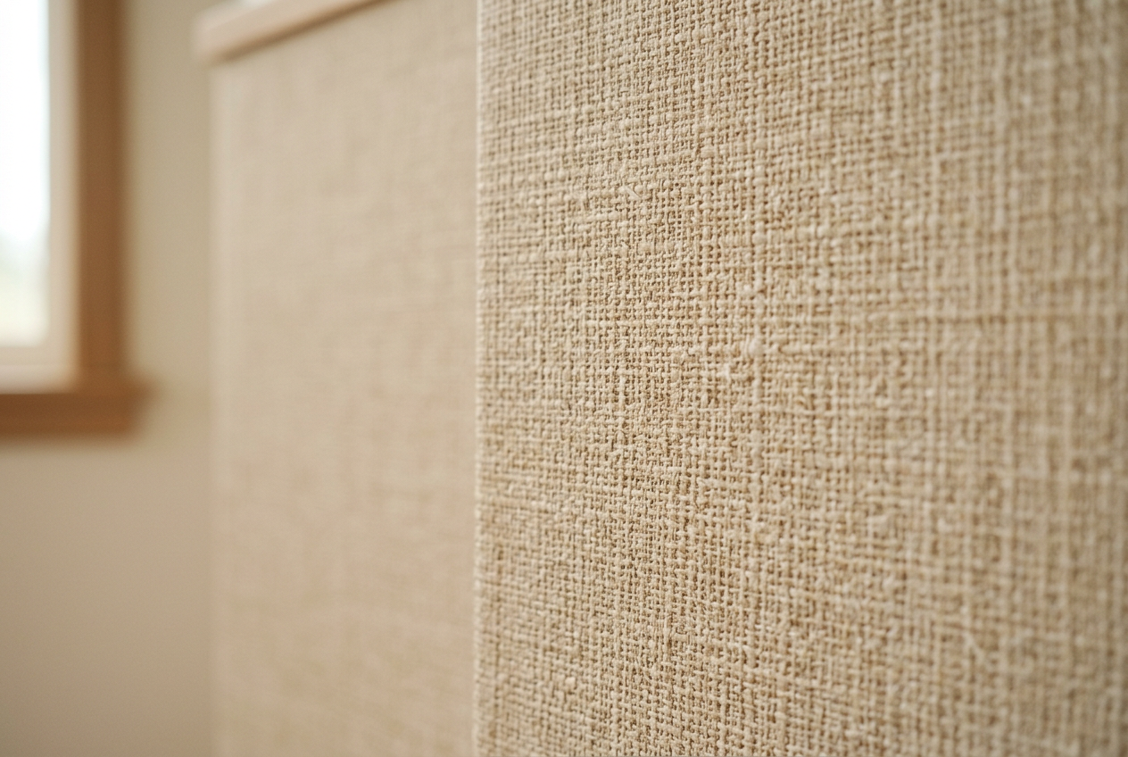 Cover Styl' Natural Fabric lin sur panneau mural