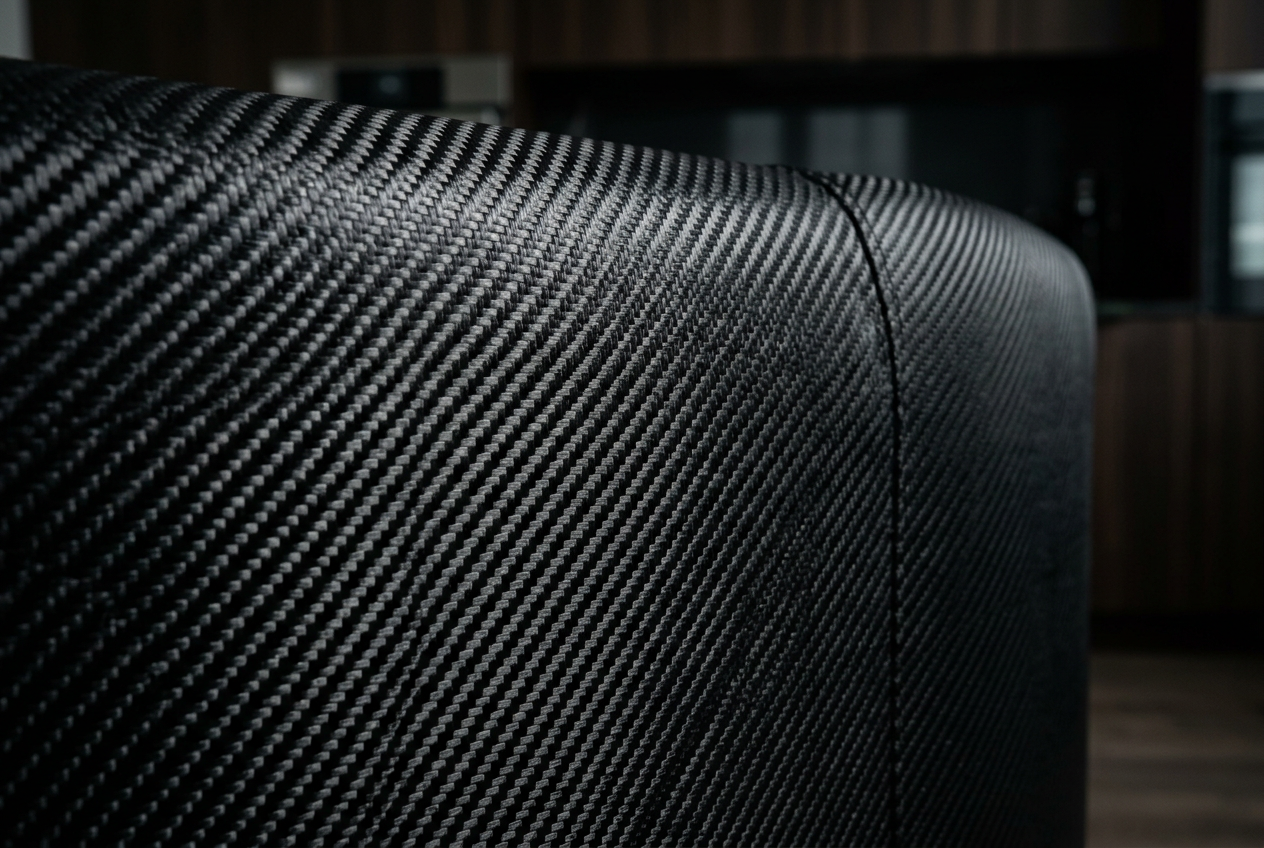 Cover Styl' Carbon fibre 3D sur panneau