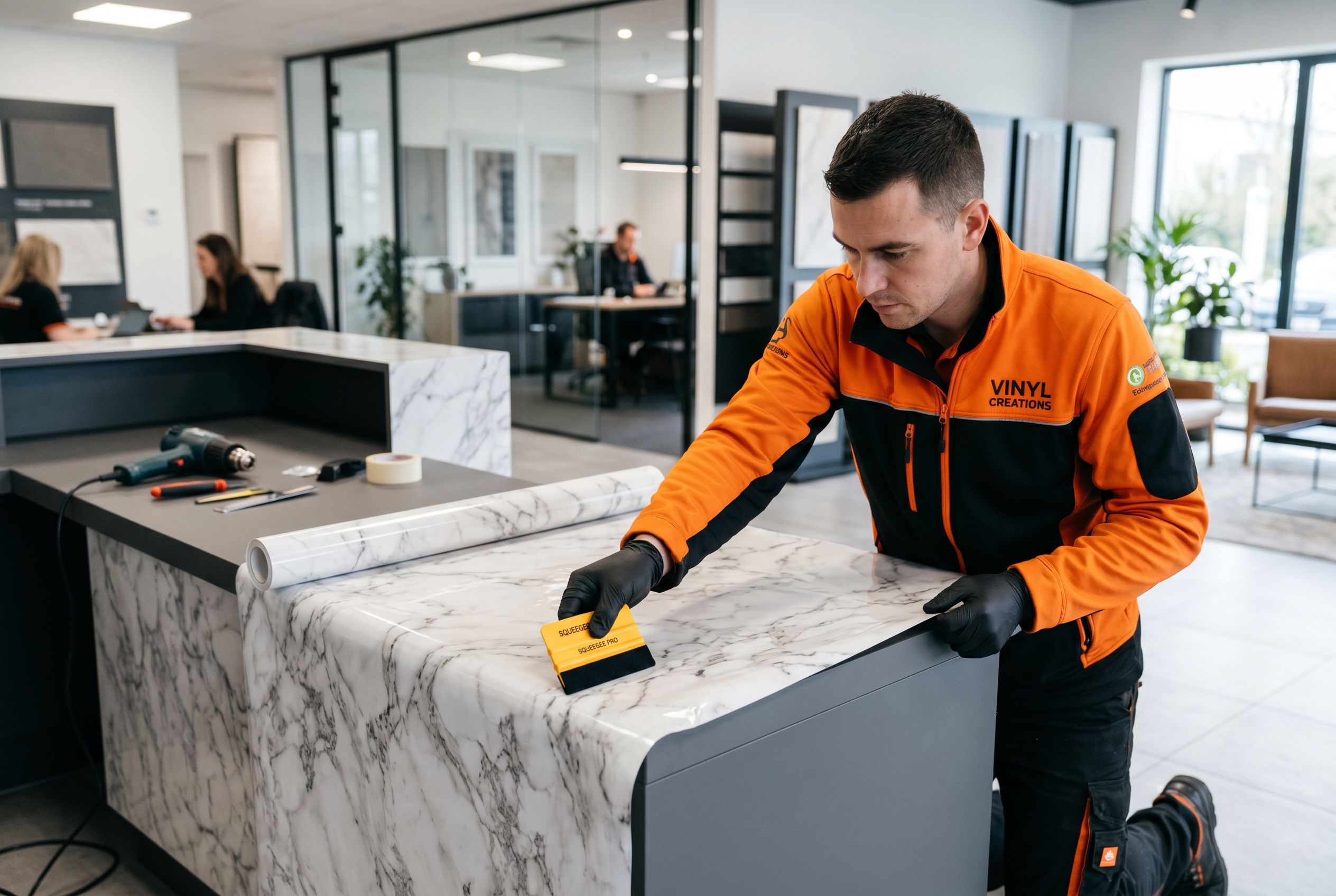 Covering mobilier par technicien Blacktint